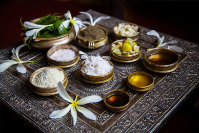 The various components used during an Ayurvedic treatment | Kairali-The Ayurvedic Healing Village
