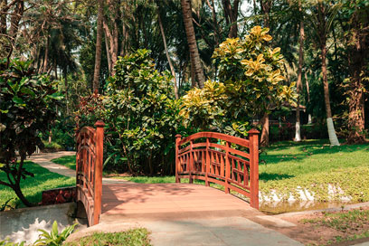 A perfect evening stroll in this pathway for a fit and healthy body | Kairali-The Ayurvedic Healing Village